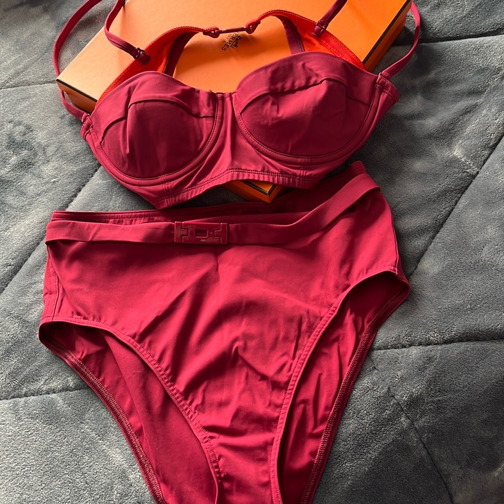 Hermes 2 piece swimsuit size 38/40